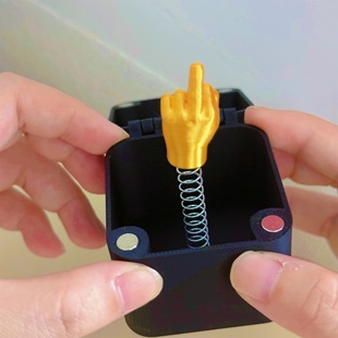 给TA一个惊喜 中指盒子竖中指礼物盒创意整蛊小礼物恶搞玩具