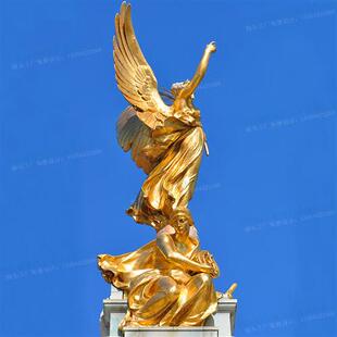 铸铜人物雕塑欧式胜利女神全身像青铜雕像户外广场园林景观雕塑