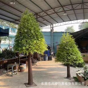 仿真水杉树仿真松树人造假树室内外装饰园林造景厂家直销
