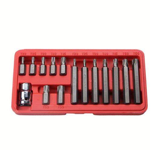 购15件a套星批工具旋具头组套六角十二角星花键螺丝批;u.