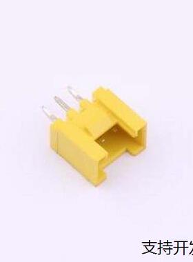 HC-HY-3A-Y-K-10 线对板针座 1x3P 间距:2mm 直插 黄色 插件,P=2m