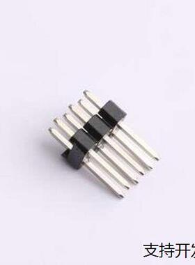 2541WV-2x03P 排针 2x3P 间距:2.54mm 直插 插件,P=2.54mm
