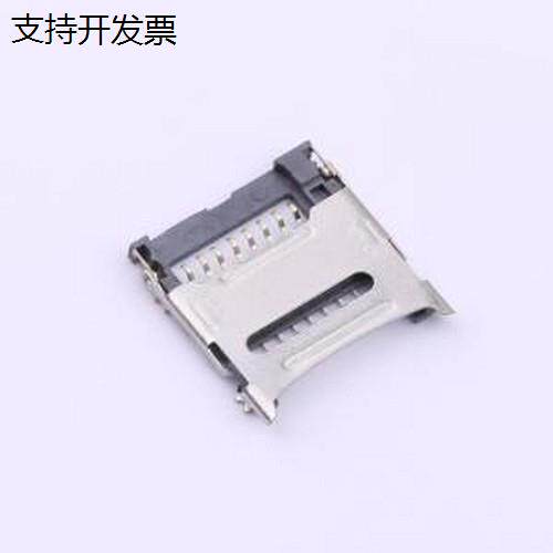 XDFP-08150-0123 SIM卡连接器 掀盖式 Micro SD卡座(TF卡座)8PIN