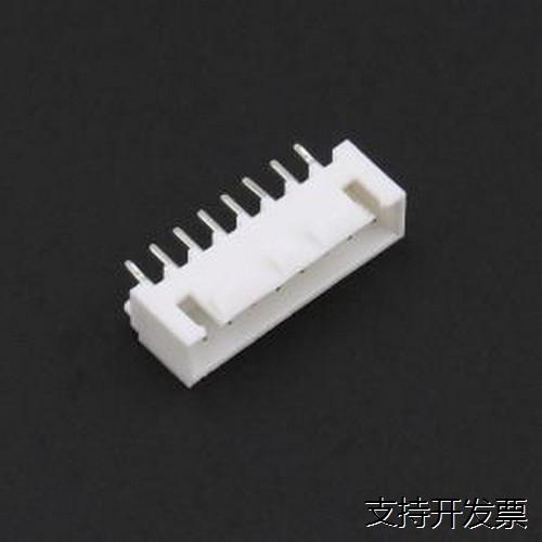TJC3D-8AS 线对板针座 1x8P 间距:2.5mm 直插 插件,P=2.5mm