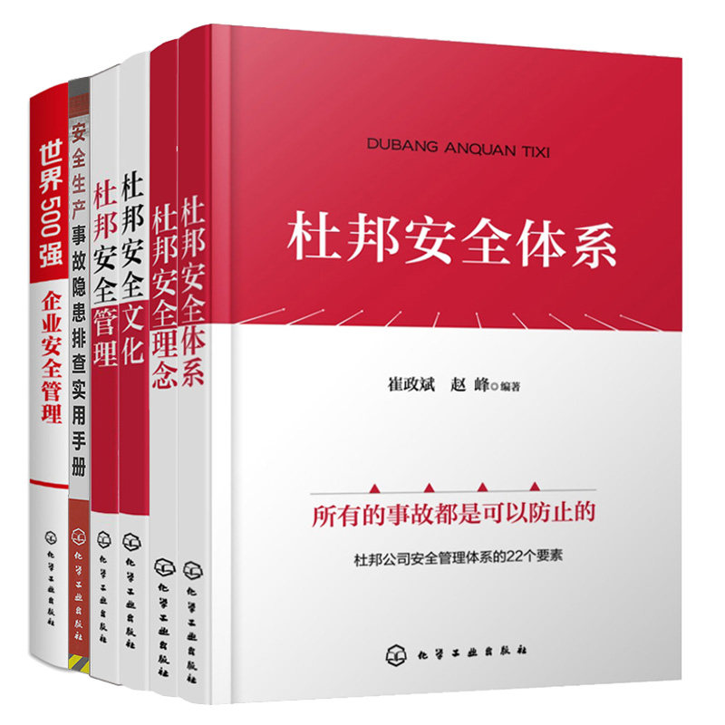 杜邦体系+杜邦文化+杜邦理念+杜邦管理+ 生产事故隐患排查实用手册+500强 企业管理理念 6本图书籍