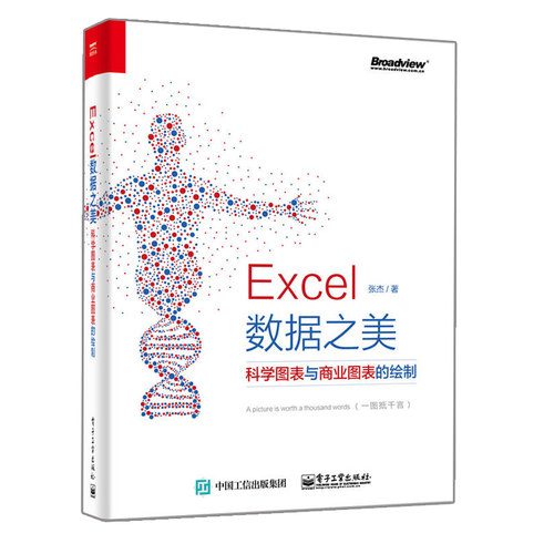 Excel 数据之美 科学图表与商业图表的绘制 全彩 张杰著 文件图表风格配色方案大全书 Excel 2016科学商业图表绘制方法教程参考书