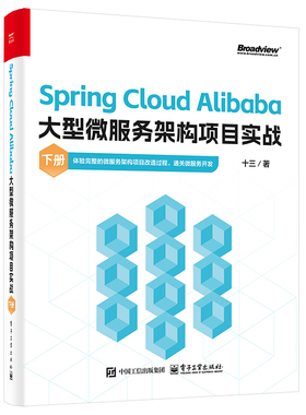 Spring Cloud Alibaba大型微服务架构项目实战 下册 十三 电子工业出版社9787121486630