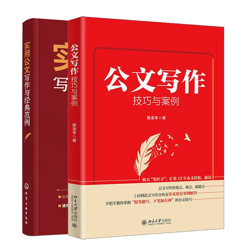 写作技巧与案例 晏凌羊+实用写作与范例书籍