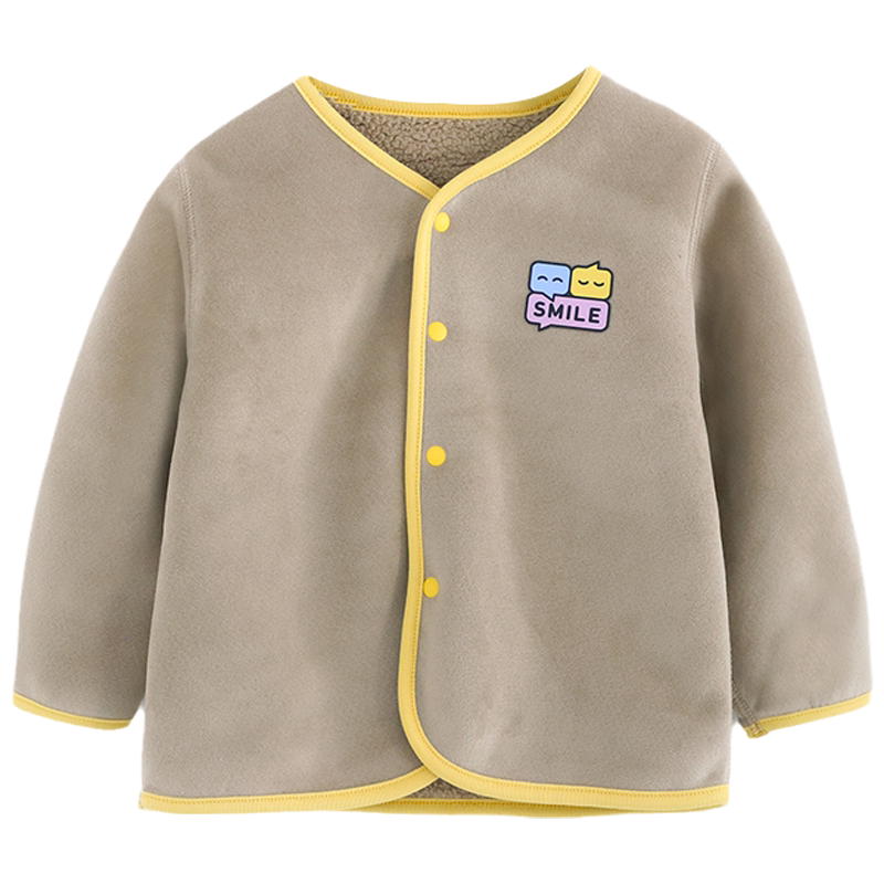 儿童摇粒绒外套幼儿园校服神器
