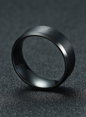 ZORCVENS 2020 New Fashion 8mm Classic Ring Male 316L Stainl