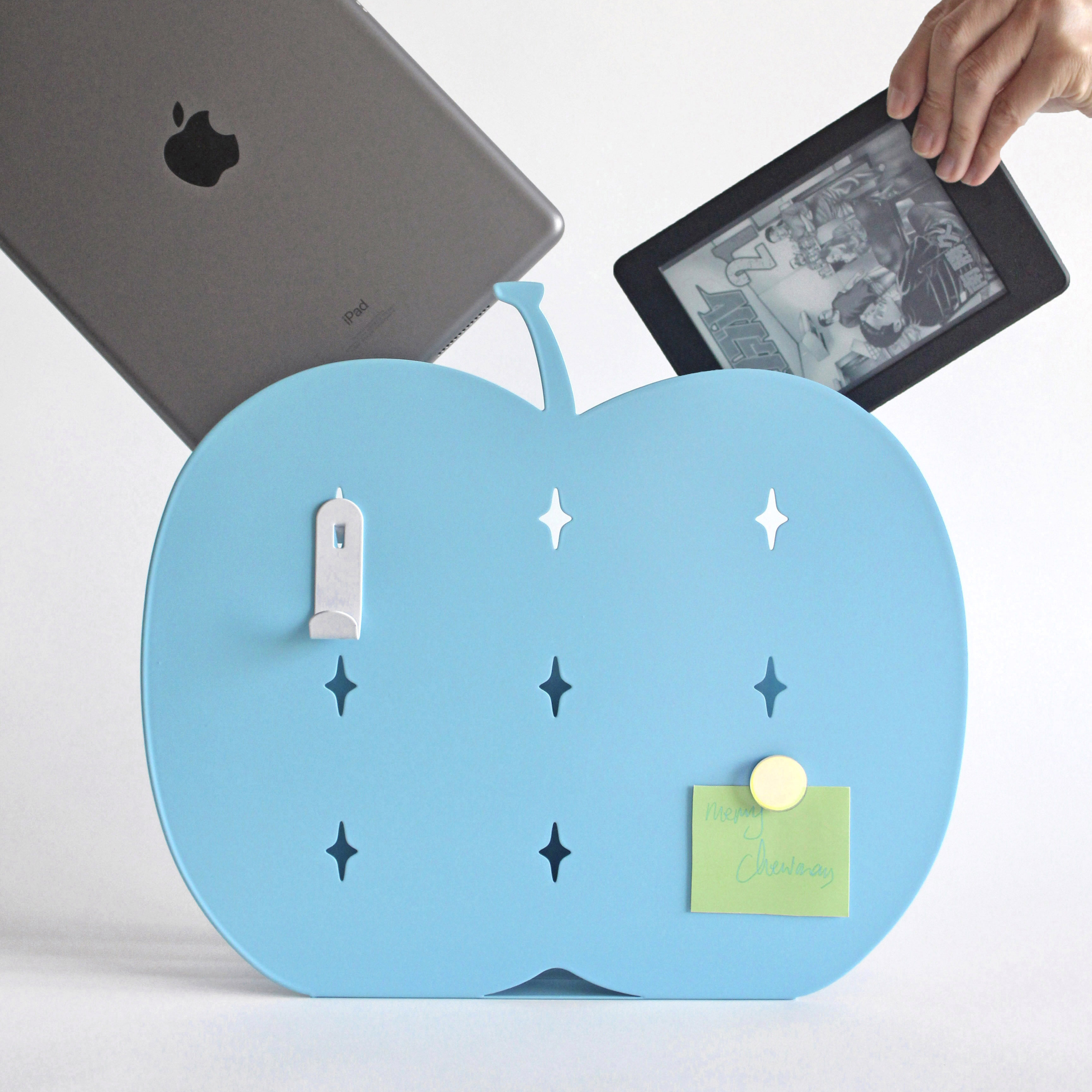 原创苹果桌面洞洞板ipad收纳摆件笔记本电脑支架书立侧立办公室,收纳整理,书桌收纳置物架,淘宝优惠券,粉丝福利购,淘宝优惠卷