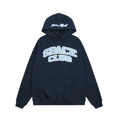 Brokenplanet嘻哈风字母印花连帽加绒卫衣男女款休闲潮牌百搭上衣