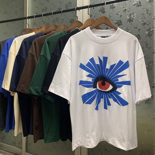 实拍280克重纯棉短袖真理之眼T恤