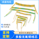 6平方多股无氧铜线芯弹簧线 1.5 PU黄绿双色螺旋接地线1