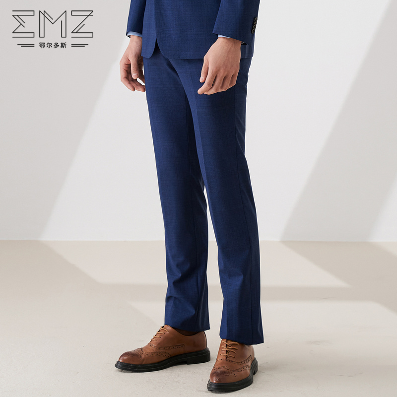 含羊毛男士西裤EMZ秋季商务休闲