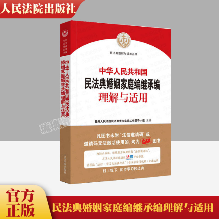 官方正版中华人民共和国民法典婚姻家庭编继承编理解与适用民法典理解与适用丛书法律书籍 9787510928956人民法院出版社