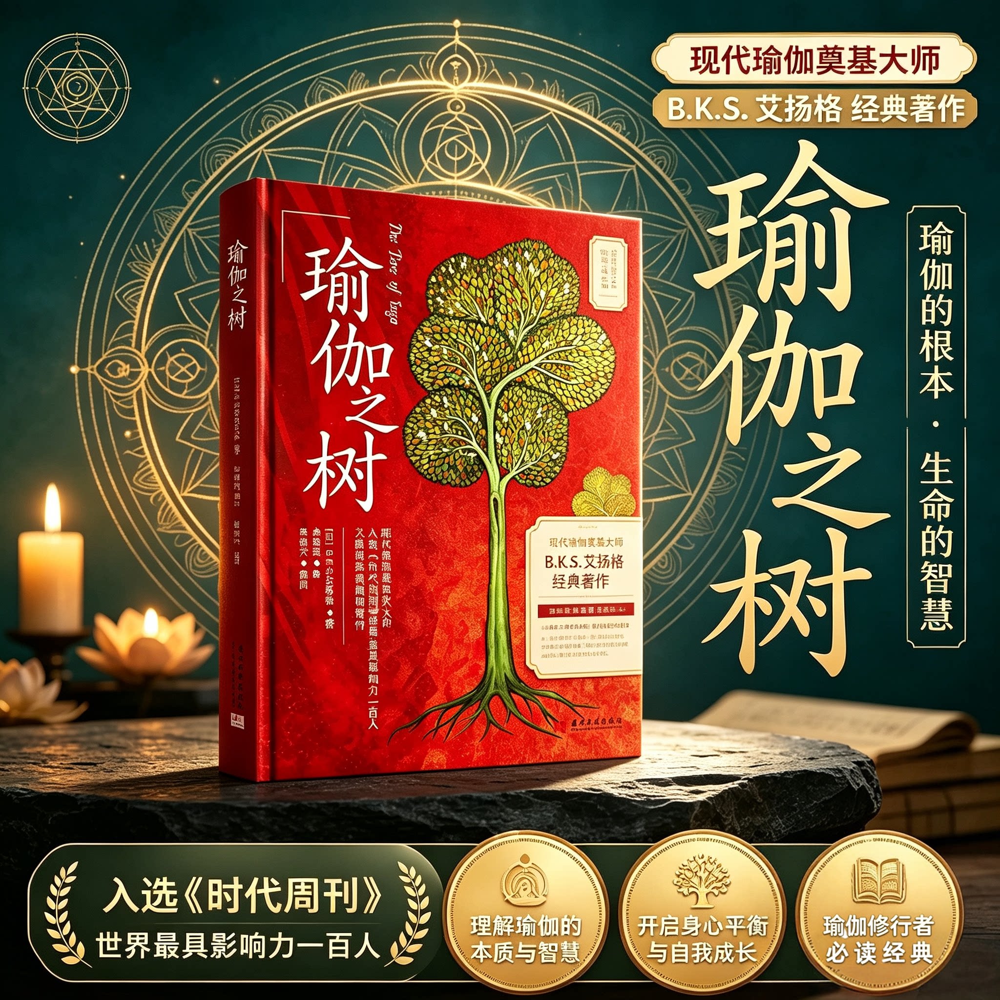 【正版保障 纸壳加固包装】瑜伽之树 第3版 艾扬格著作 瑜伽界泰斗的经典著作瑜伽修习者参考健身保健瑜伽之光瘦身当代中国出版