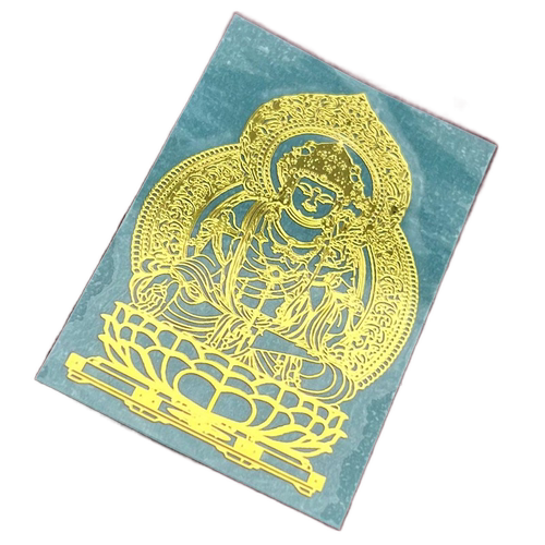 十二生肖守护神手机贴本命佛烫金吉祥虎年太岁金属烫金手机贴纸