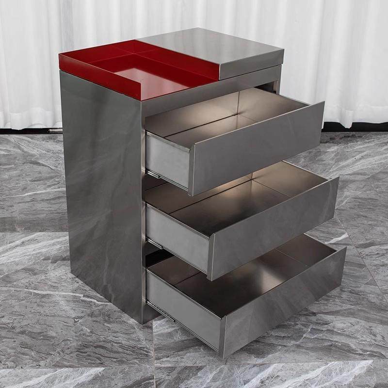 理发店工具柜发廊不锈钢理发收纳带抽屉柜子网红美发店储物柜,商业/办公家具,工具车,淘宝优惠券,粉丝福利购,淘宝优惠卷