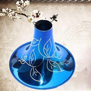 唢呐金色刻花降漆纯手工黄铜雕刻碗唢呐金碗黄铜