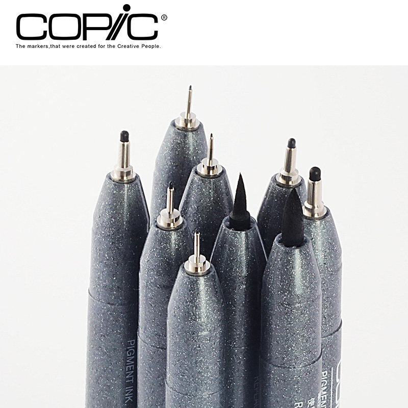 日本进口copic笔防水针管笔绘画