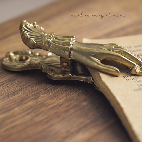 复古水彩夹子黄铜手账夹水彩本