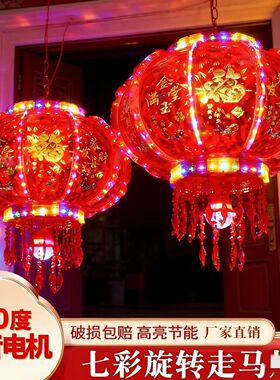 2025新款大门口灯笼七彩