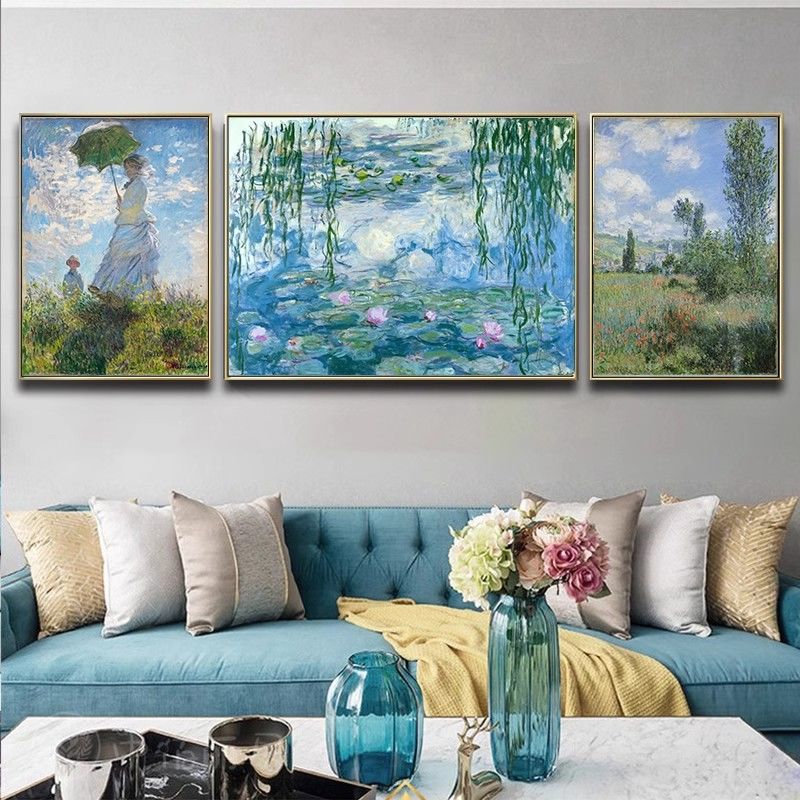 梵高客厅装饰画丰收风景