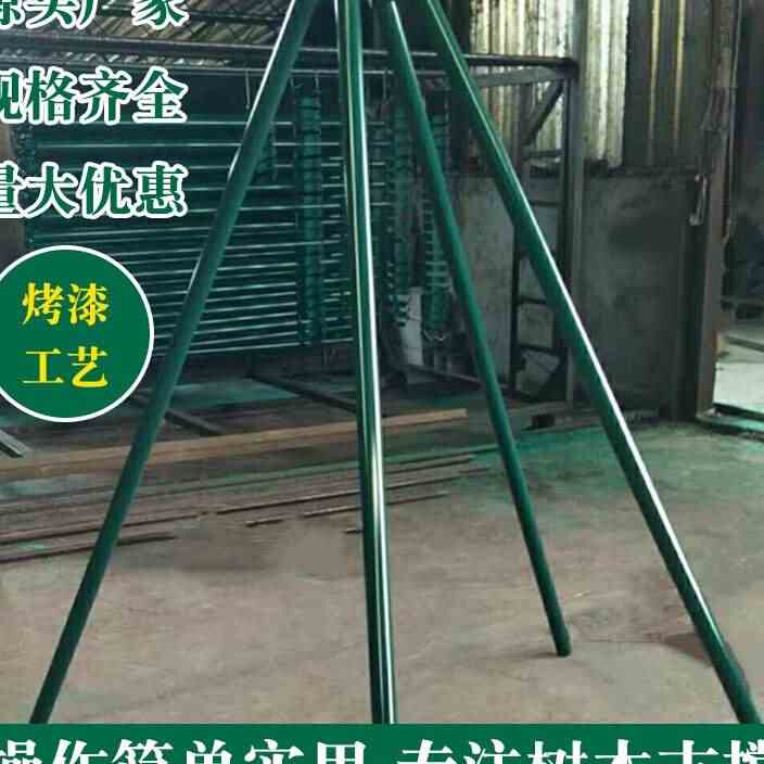 热销苗木钢管大树绿化行道乔木支撑杆树木支撑架烤漆稳定支架镀锌