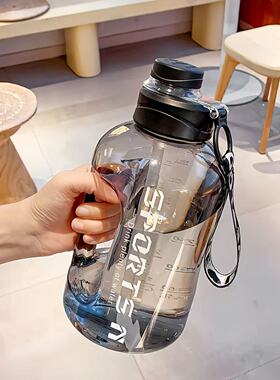 5000ml水杯超大容量吨吨桶男女运动健身水壶耐高温水桶工地塑料杯