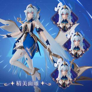 布鲁可积木人王者荣耀小乔大乔手办周边时之魔女披风玩具模型人偶