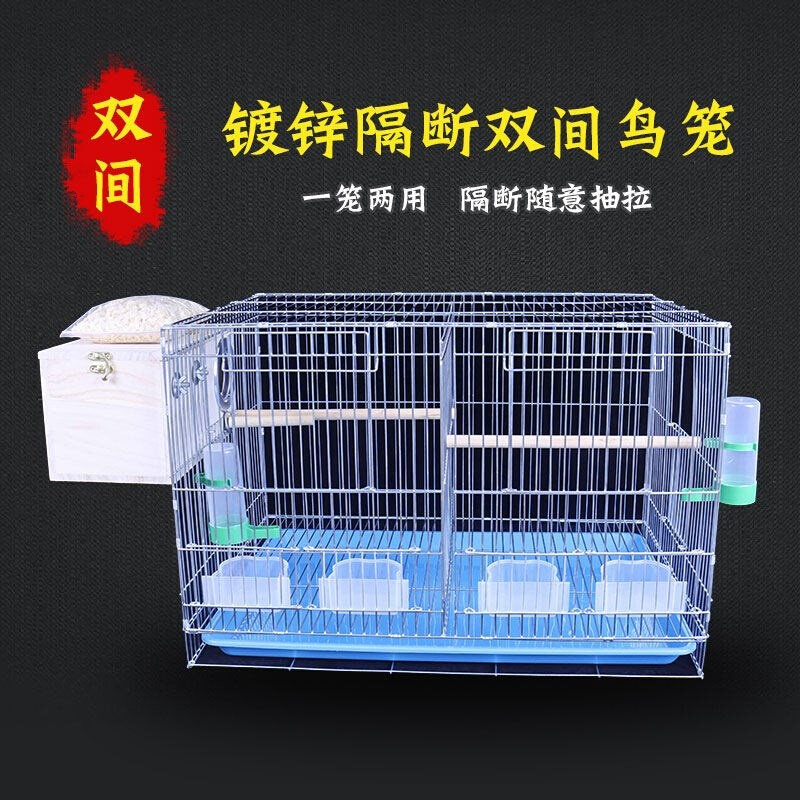 芦丁鸡专用笼芦丁鸡饲养笼芦丁鸡养殖笼芦鹌鹑专用笼子新款双间