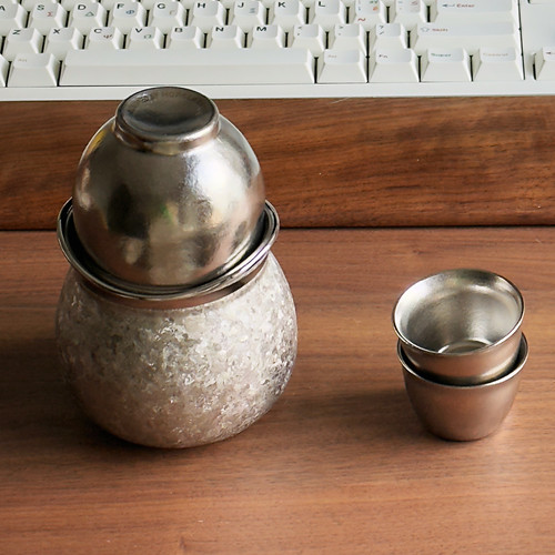 MULLY福禄纯钛泡茶杯长辈礼物