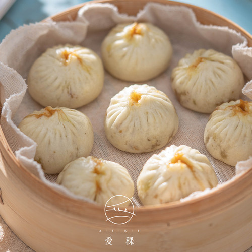 爱稞云点营养早餐鲜肉速冻灌汤包