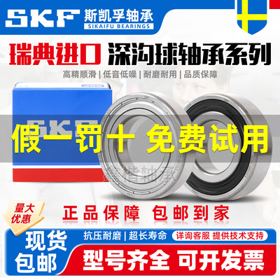 瑞典SKF进口轴承6007 6008 6009 6010 6011 6012 6013/2Z/2RS1/C3