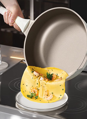 德国knx有钛不粘锅家用牛排煎锅炒锅无涂层平底锅电磁炉燃气通用