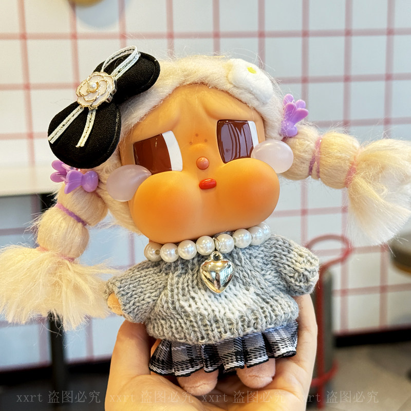 哭娃吊卡衣服crybaby vacation搪胶公仔娃衣沙滩小憩秋天毛衣套装,模玩/动漫/周边/娃圈三坑/桌游,潮玩娃衣,淘宝优惠券,粉丝福利购,淘宝优惠卷