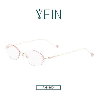 魅影女士时尚简约纯钛眼镜