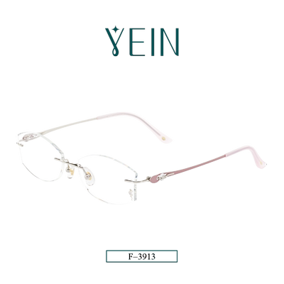 魅影女士时尚简约纯钛眼镜