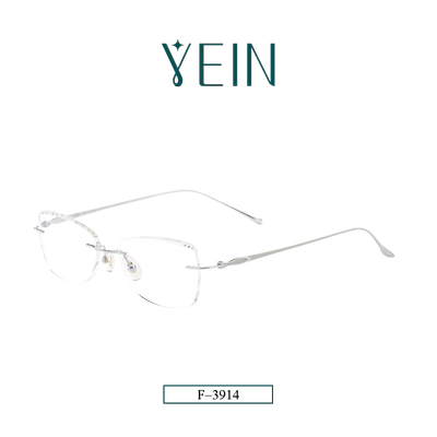 魅影女士时尚简约纯钛眼镜