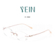 魅影眼镜YEIN官方旗舰店凡客生活眼镜LIFE LIKEF3909钻石切边钛架
