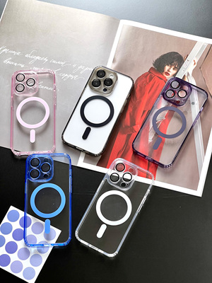 其它iPhone15亚克力透明磁吸