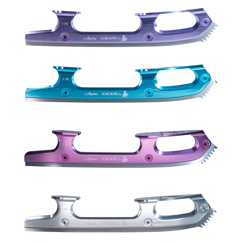 【展示】Icewell Aspire彩色铝合金冰刀轻量化可购买非edea品牌