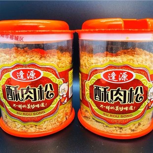 逢源酥肉松儿童烘焙寿司肉松220克桶装老P人营养早餐拌饭肉酥