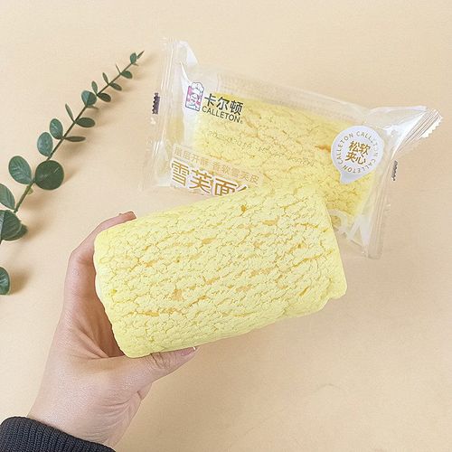 卡尔顿雪芙面包松软夹心层层开酥香D软雪芙皮学生营养早餐代餐糕