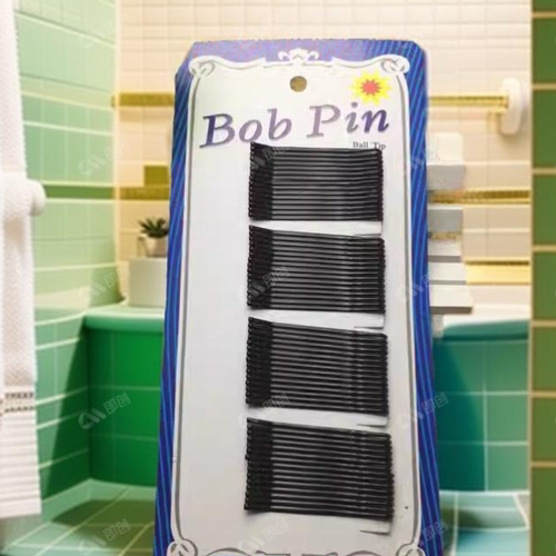 简约黑色一字夹发卡侧边固定边夹刘海夹小号隐形碎发夹子头饰波浪