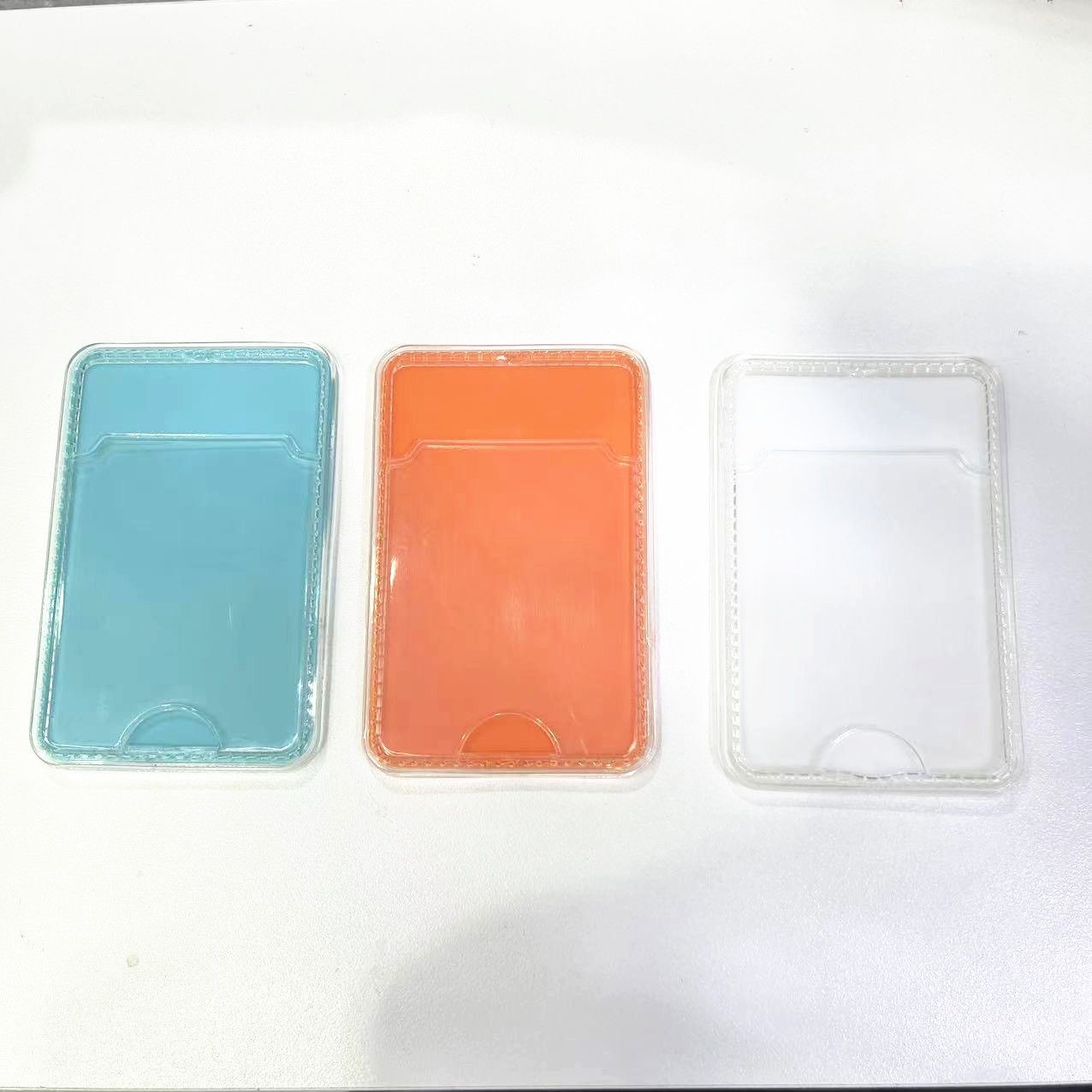 卡套透明卡包可粘贴大小手机通用手机壳背贴公交卡防磁各种卡韩版