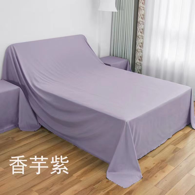 特宽防尘桌子盖布家具床防尘罩沙发遮盖布展会围栏布防尘盖布防晒