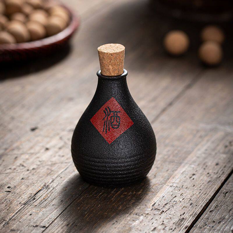 日式清酒壶白酒分酒器酒具套装家用陶瓷烫酒壶温酒壶黄酒烧酒杯子
