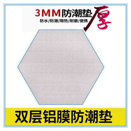 防潮垫加厚户外便携式防水草地野餐家用帐篷铝膜单人宿舍睡垫地垫